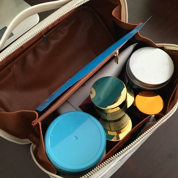 Travel Makeup Bag,Large Capacity Cosmetic Bag for Women,Portable - Picture 9 of 9